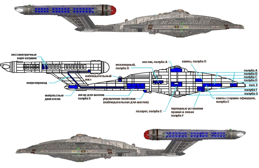 Класс "NX", исследовательский крейсер / Корабли Федерации / Star Trek